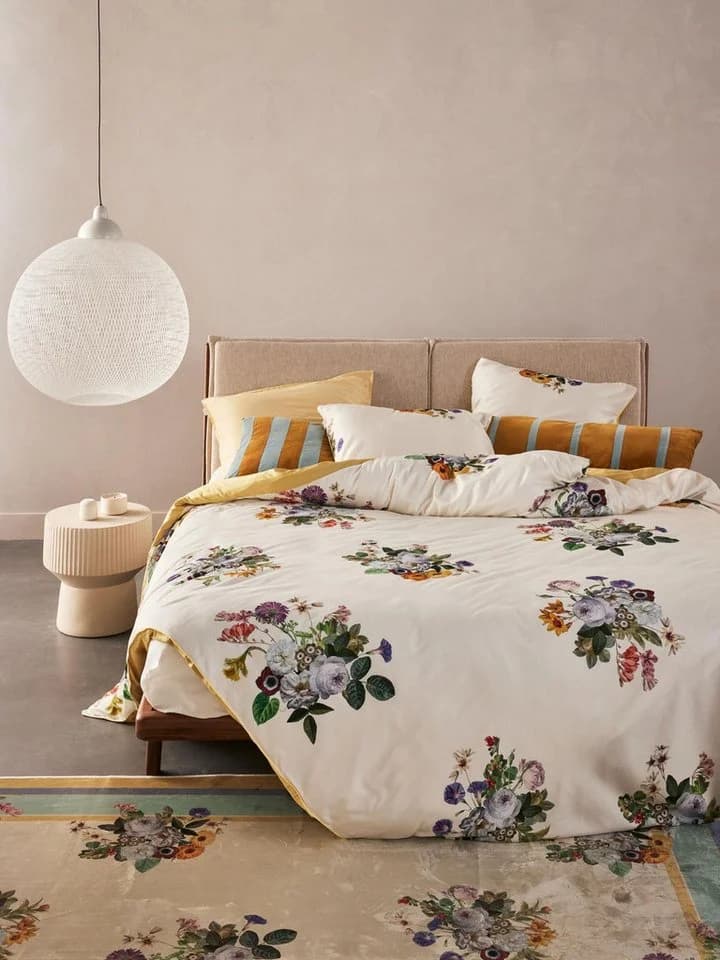 Essenza Bettwäsche Laurine Satin 3-teilig Floral Beige - Bild 3
