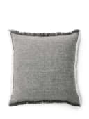 Marc O'Polo Home Dekokissen Fine Stripe Grau Bio-Baumwoll-Leinen-Mix Bild 5