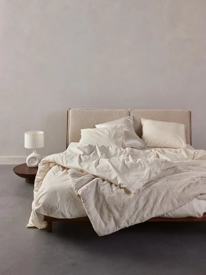 Essenza Bettwäsche Jule 2-teilig Baumwolle Unifarben Beige - Bild 3