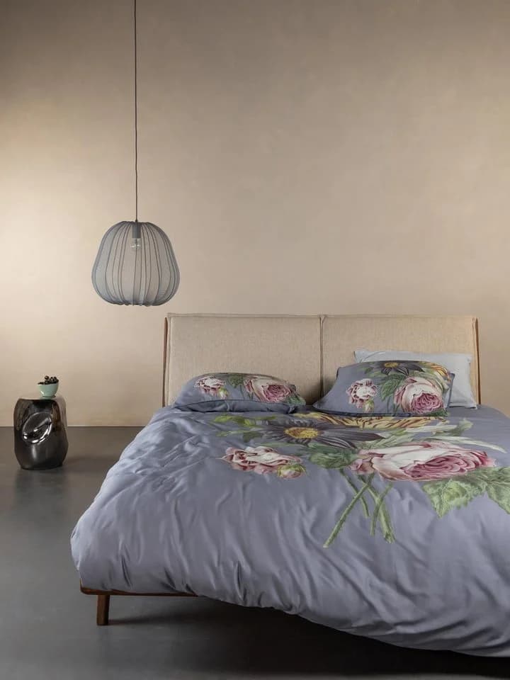 Essenza Bettwäsche Madia 2-teilig Satin Floral Grau