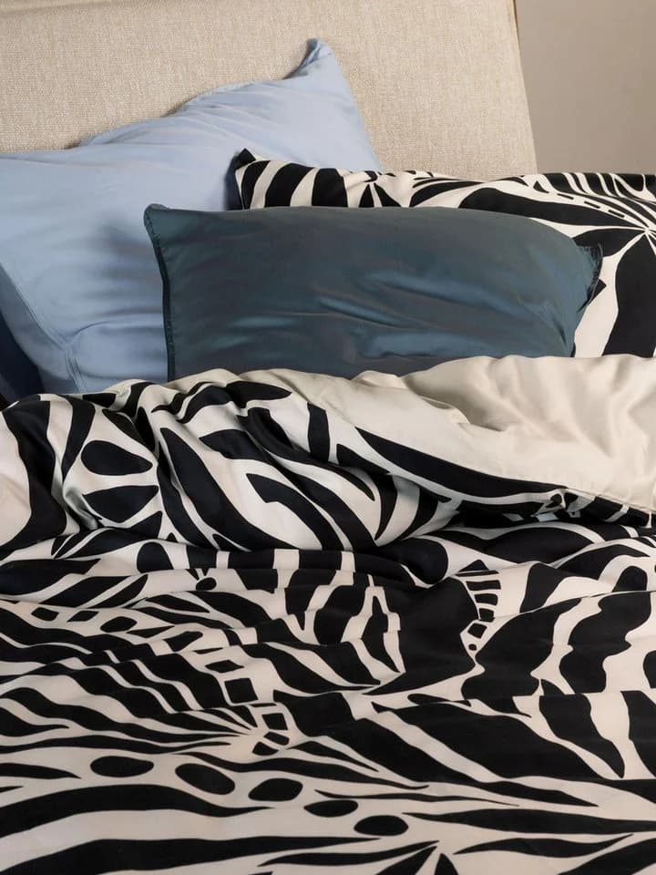 Essenza Bettwäsche Allori Satin 3-teilig Grau Abstrakt - Bild 3