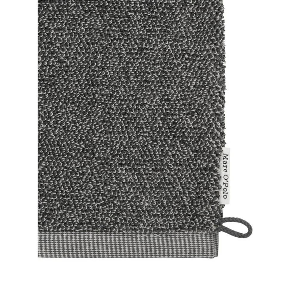 MARC O'POLO Timeless Melange Waschhandschuh Anthracite Bio-Baumwolle - Bild 3