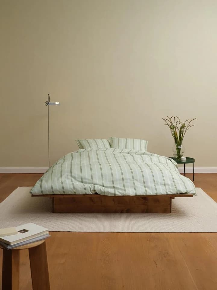 Marc O'Polo Home Bettwäsche Olin 3-teilig Streifen Bio-Baumwolle grün