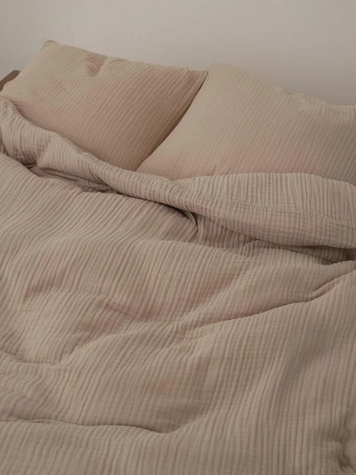 Marc O'Polo Home Bettwäsche Thore 2-teilig Bio-Baumwollmousseline Beige - Bild 3