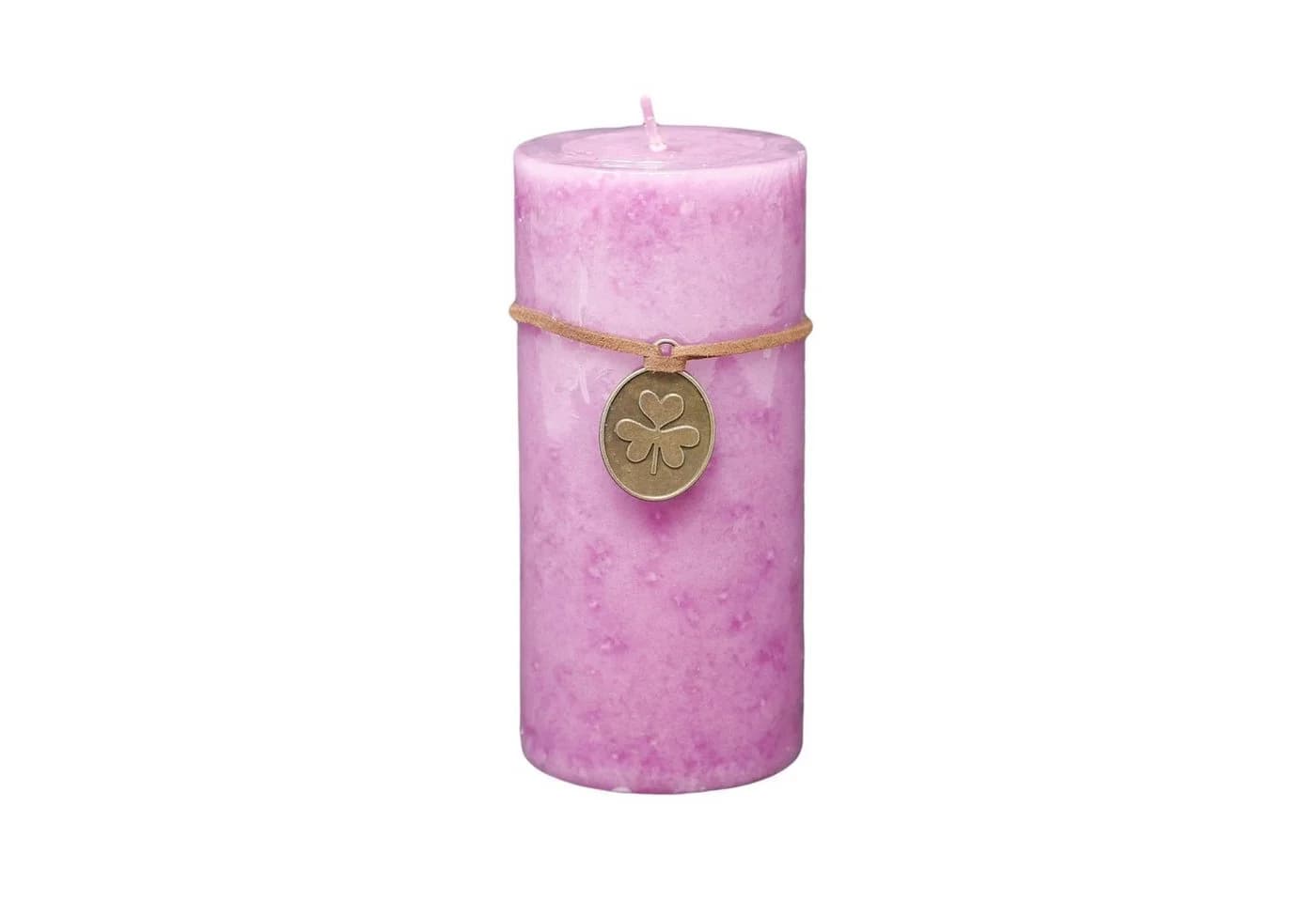 B&S Stumpenkerze Trendkerze Rosa Modernes Design