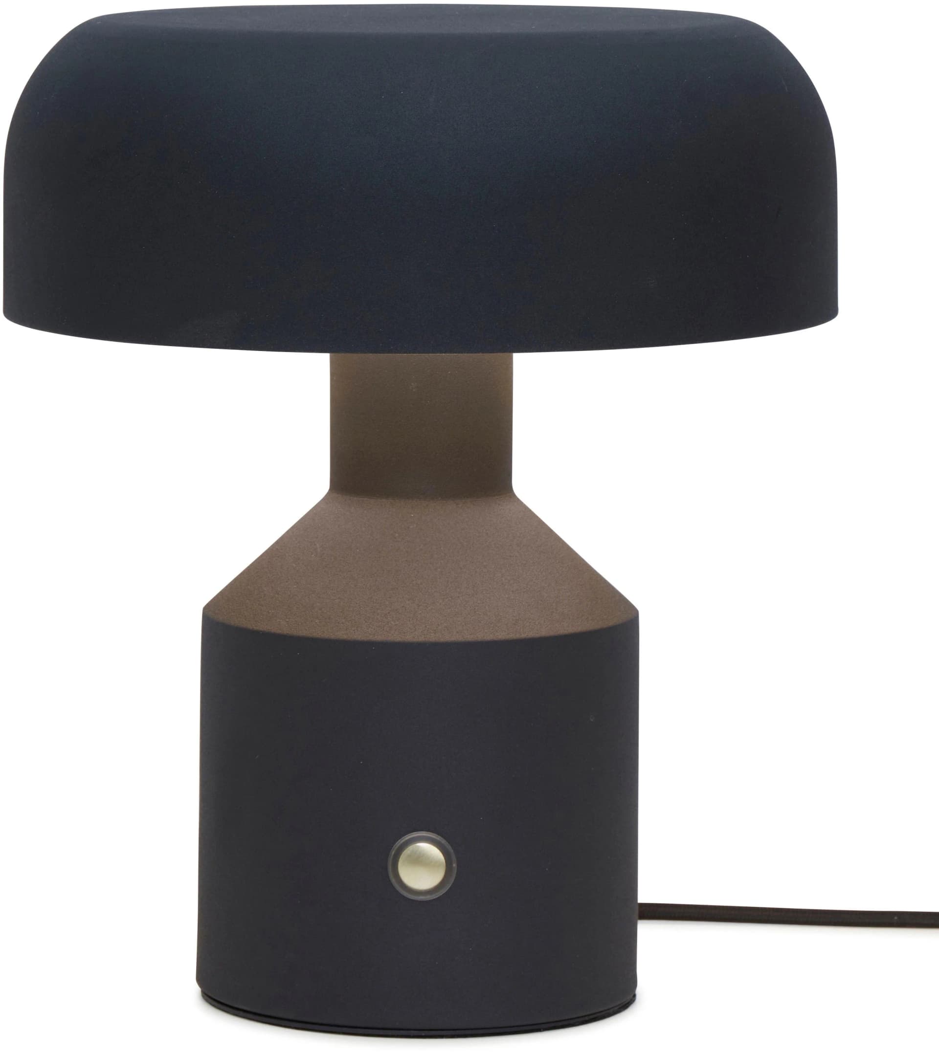 It's about RoMi Tischlampe Porto 30 cm Schwarz Metall