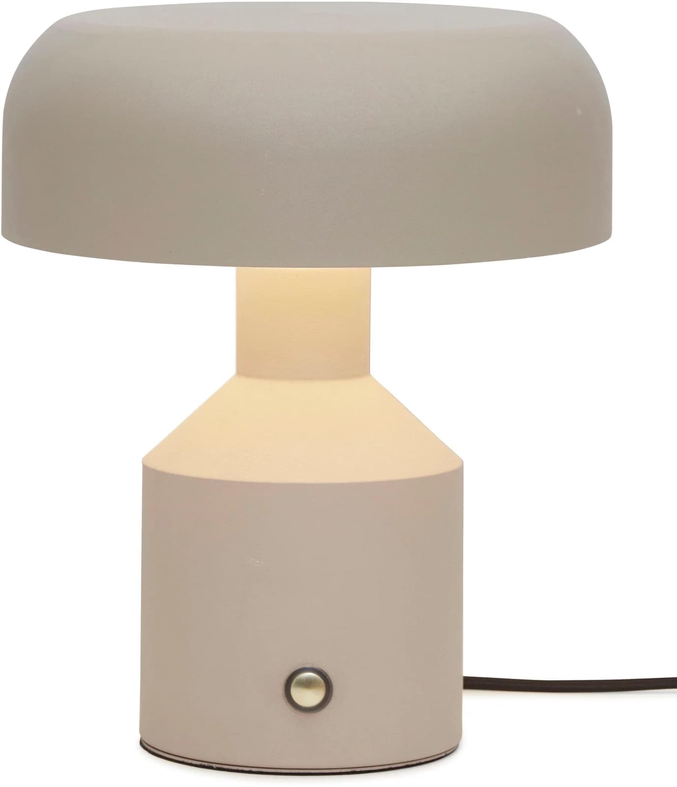 It's about RoMi Tischlampe Porto 30 cm Sandfarben Metall