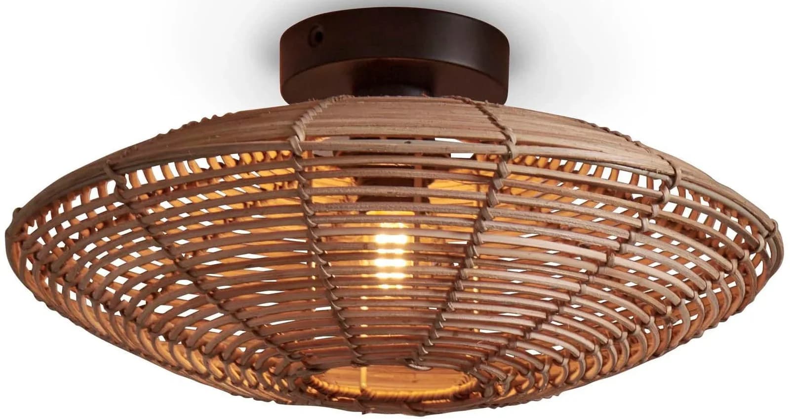 GOOD & MOJO Tanami Deckenleuchte Ø 40 cm Natur Rattan