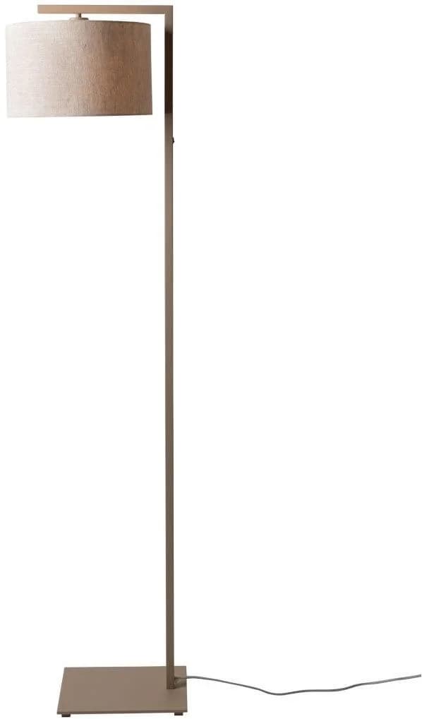 Stehlampe im Boston-Stil aus Eisen und Leinen