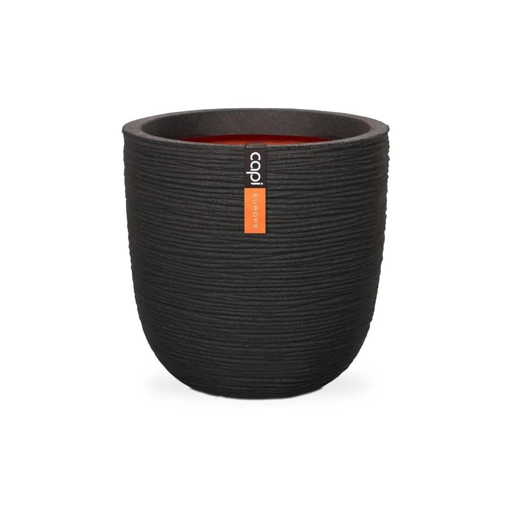 CAPI EUROPE Kugelförmiger Blumentopf Schwarz