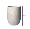 CreaFlor Home Bodenvase Avion Creme-Grau Keramik Bild 1