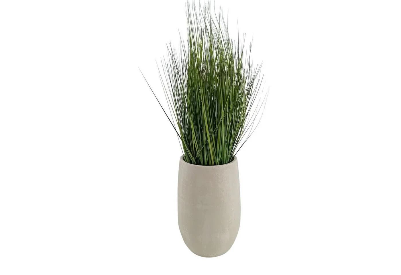 CreaFlor Home Bodenvase Avion, Cremegrau