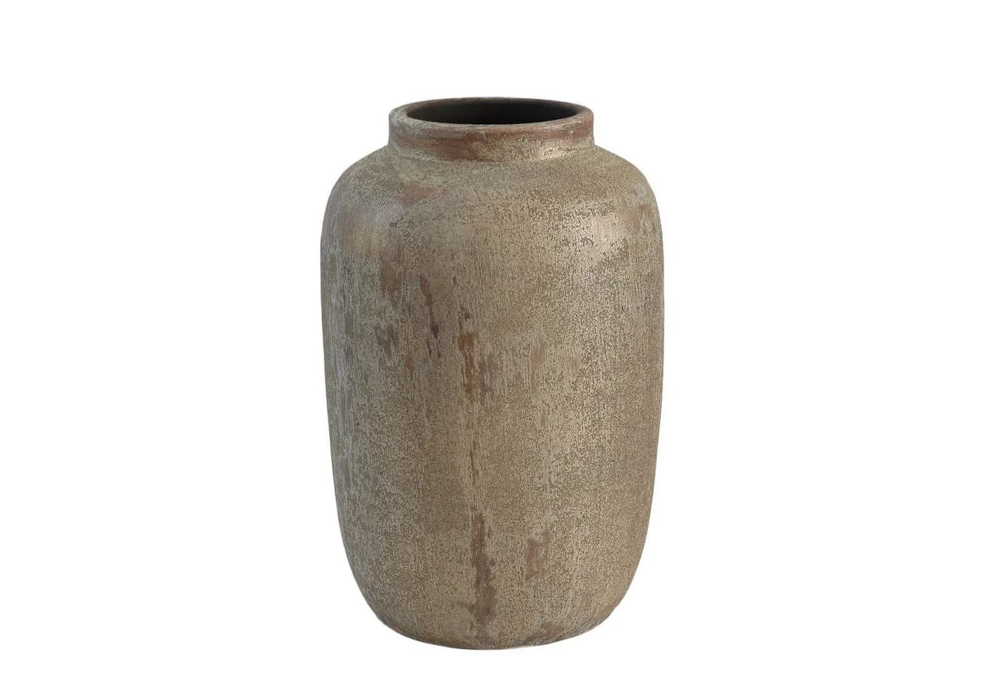 CreaFlor Home Bodenvase Avion Braun Gold Keramik