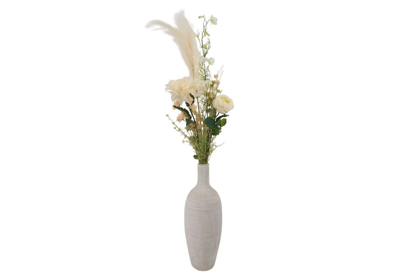 CreaFlor Home Bodenvase Tokio Creme-Grau Keramik