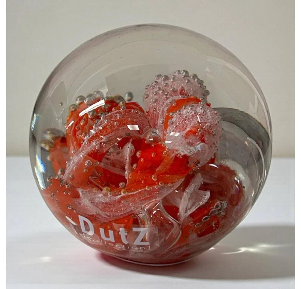 DutZ Deko-Glas Bubbles Glaskugel Transparent Modern