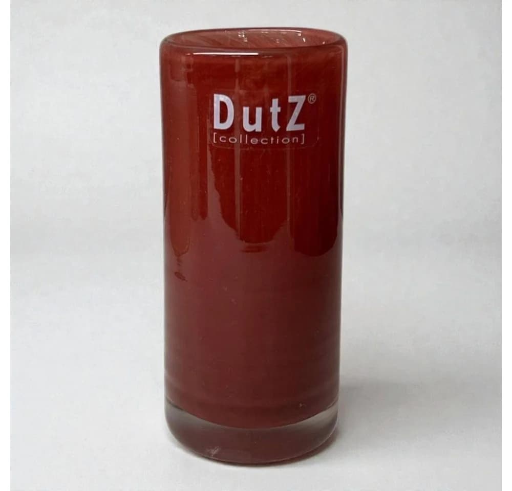 DutZ Dekovase Cylinder Glas Cranberry - Bild 2