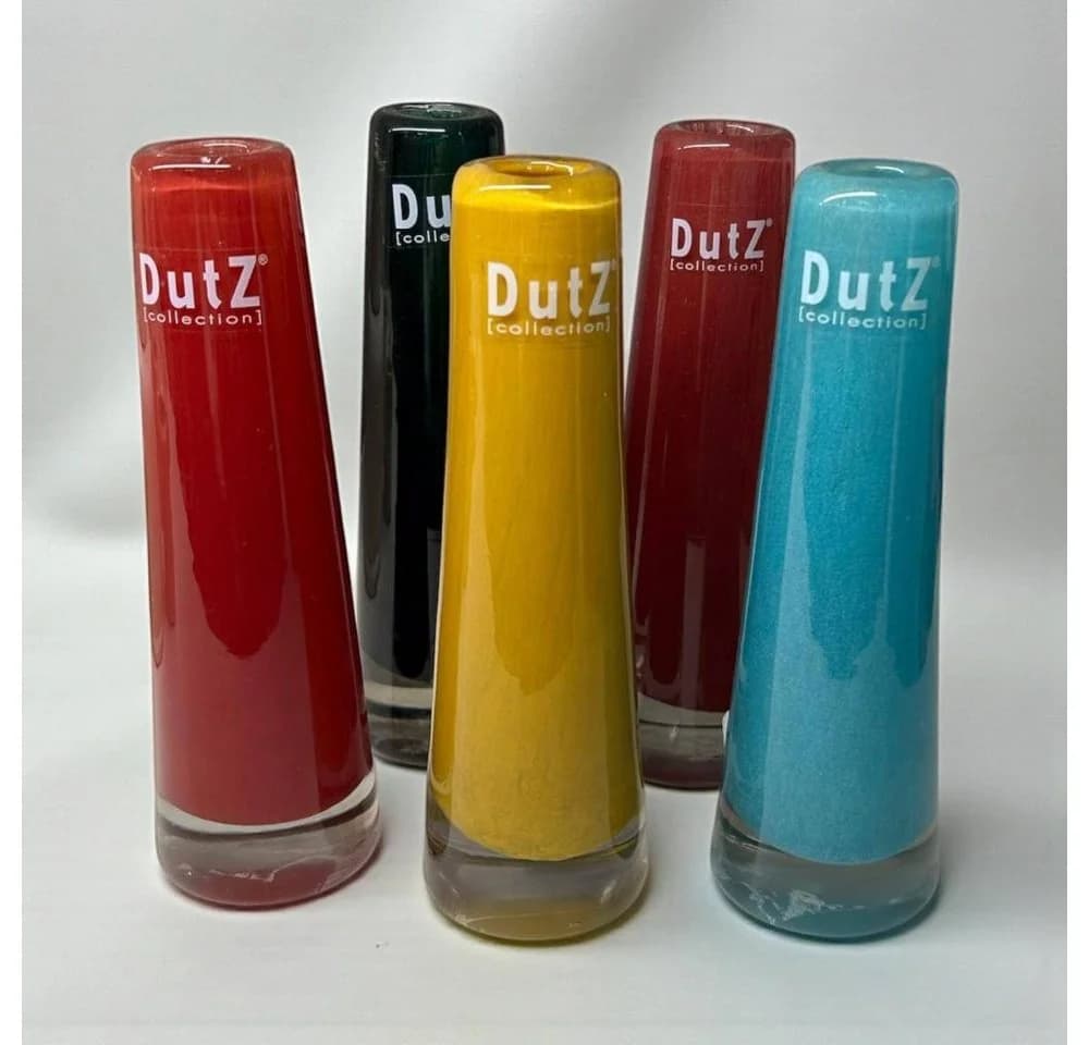 DutZ Dekovase Solifleur Glas Mundgeblasen Transparent