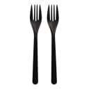 PAPSTAR Mehrweg Gabeln 18,5cm Schwarz 50 Stk. Extra Stabil Bild 2