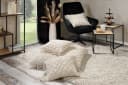 OTTO DE Dekokissen MACRAME Creme Baumwolle mit Fransen Bild 1