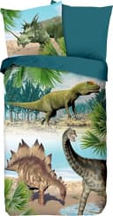 Good Morning Kinderbettwäsche Dino 135x200 cm Baumwolle Bild 1