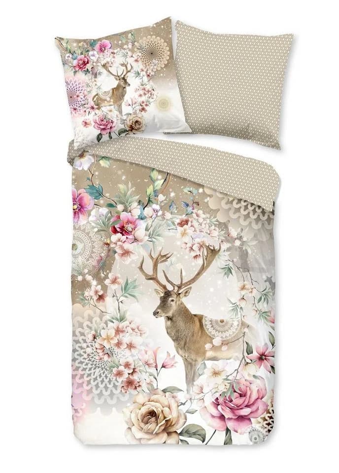 Traumschloss Bettwäsche Comfort Flanell 2-teilig Winterlicher Hirsch - Bild 2