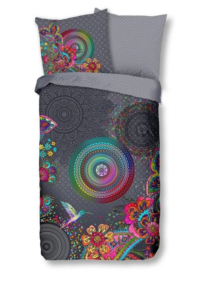 Traumschloss Flanell Bettwäsche 2-teilig Bunte Mandalas - Bild 2