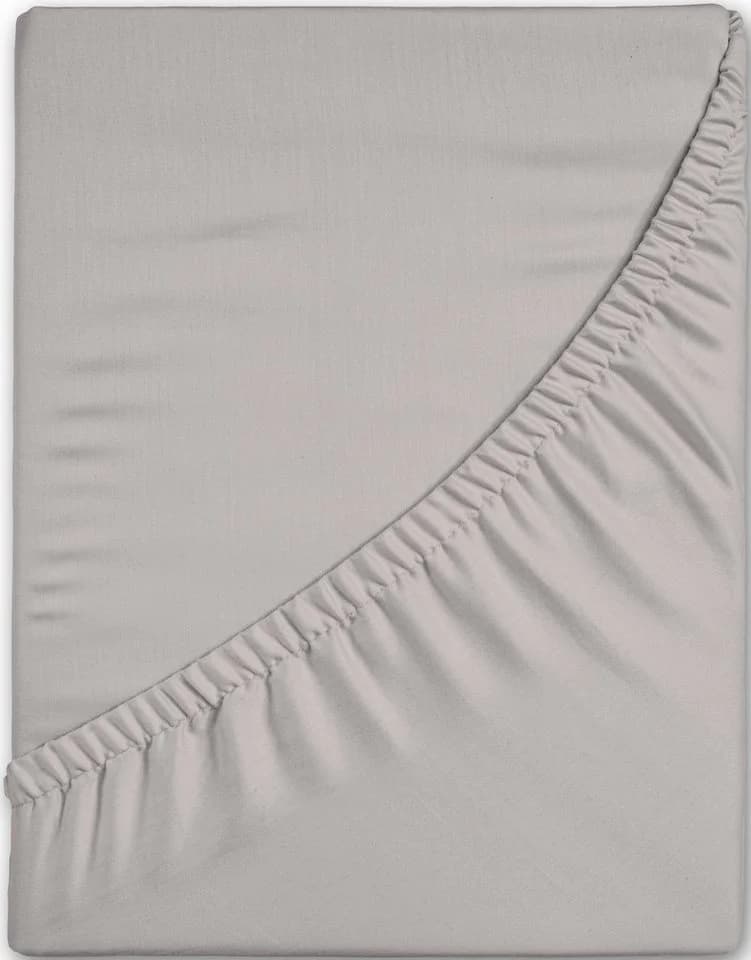 HIP Spannbettlaken 140x200 cm Satin 100% Baumwolle Beige