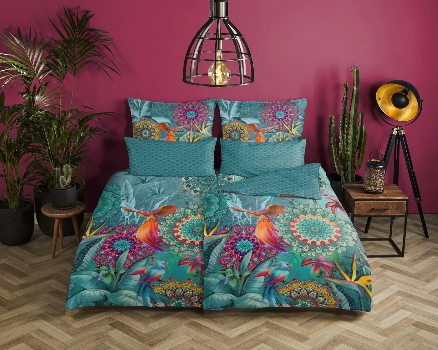 HIP Wendebettwäsche Lovise Satin 2-tlg. Bunt Mandala - Bild 2