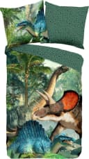 Good Morning Kinderbettwäsche Jurassic Dino Grün Wendeoptik Bild 1