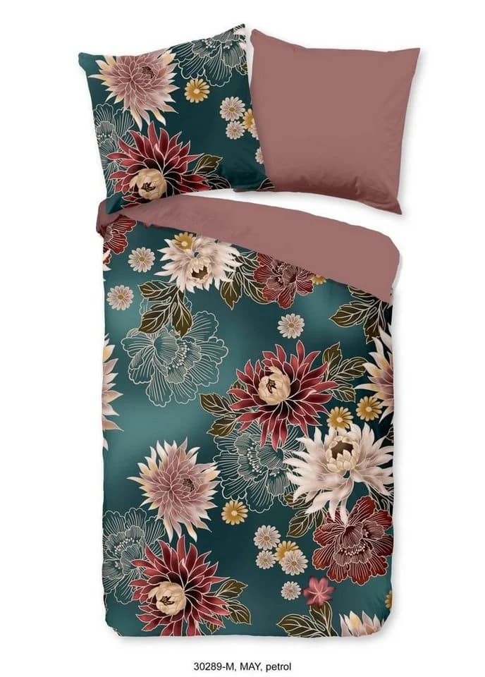 Pure Bettwäsche Microfaser Blumen 135x200