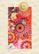 Strandtuch HIP Ziva Orange 100x180cm Frotteevelours Bild 1