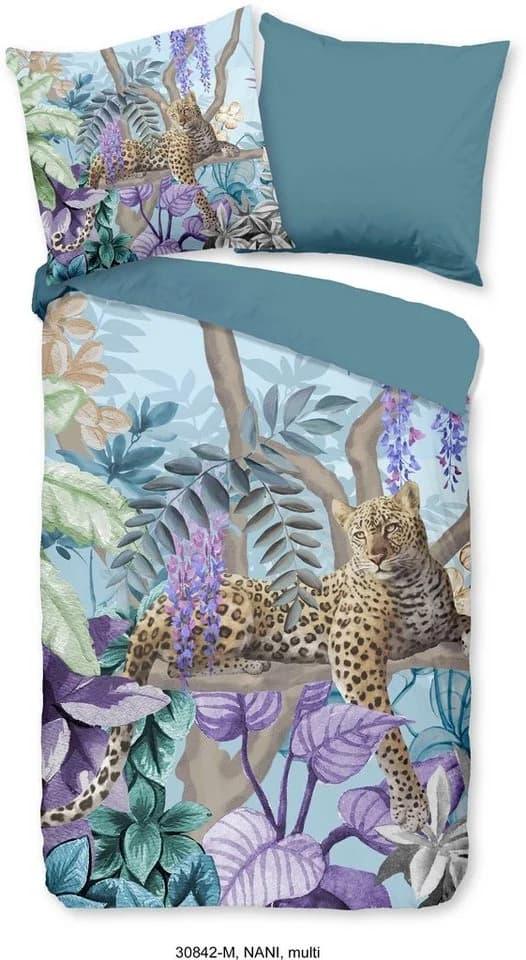 PURE LUXURY COLLECTION Wendebettwäsche Nani Bunt Leoparden-Motiv