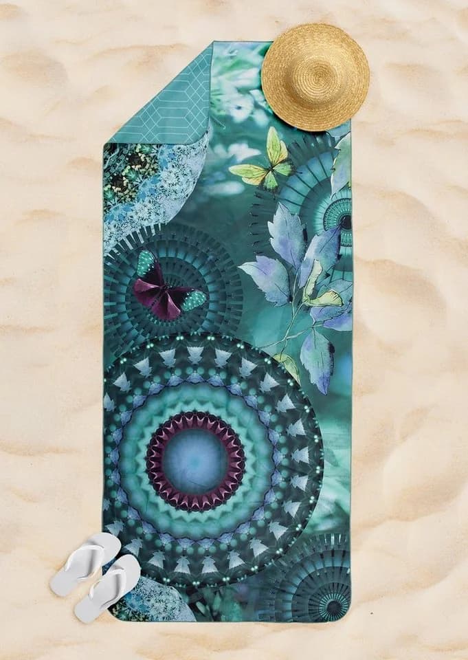 HIP Reisehandtuch Luciano Mikrofaser Blau
