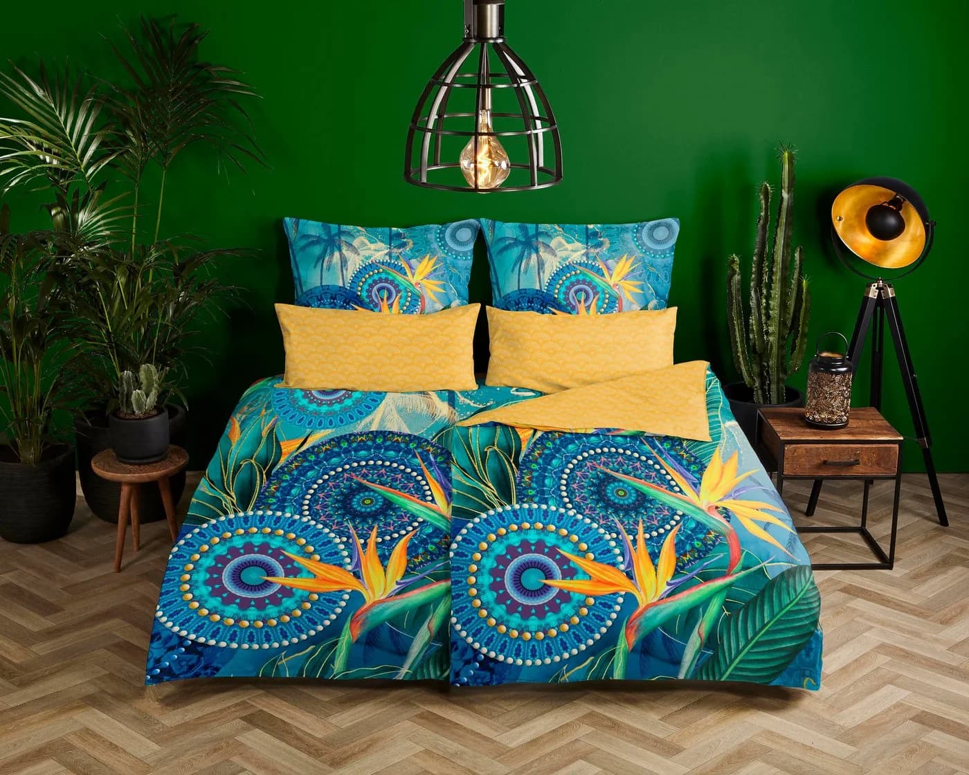 HIP Wendebettwäsche Novia Satin Blau 135x200 cm - Bild 2