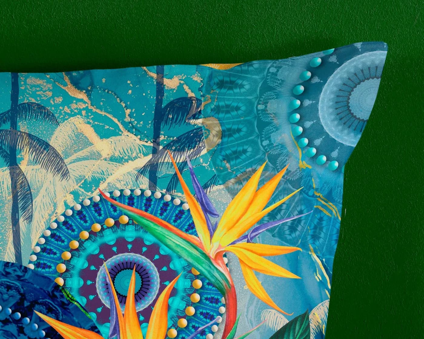 HIP Wendebettwäsche Novia Satin Blau 135x200 cm - Bild 4