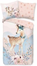 Good Morning Kinderbettwäsche Josy Bunt Hirsch Biber Bild 1