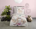 PURE luxury collection Kinderbettwäsche Meandra 2-tlg. Mikrofaser Eule Bild 1