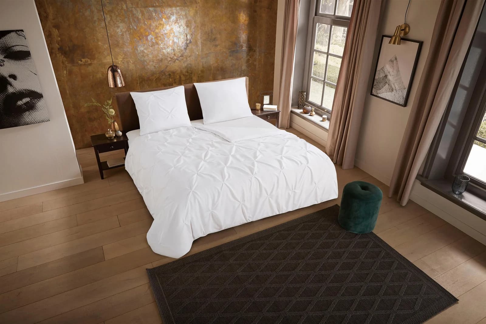 PURE luxury collection Wendebettwäsche Elegence Weiß Mikrofaser