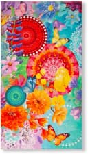 Strandtuch HIP Vitori Lila 100x180cm Baumwolle Frotteevelours Bild 2
