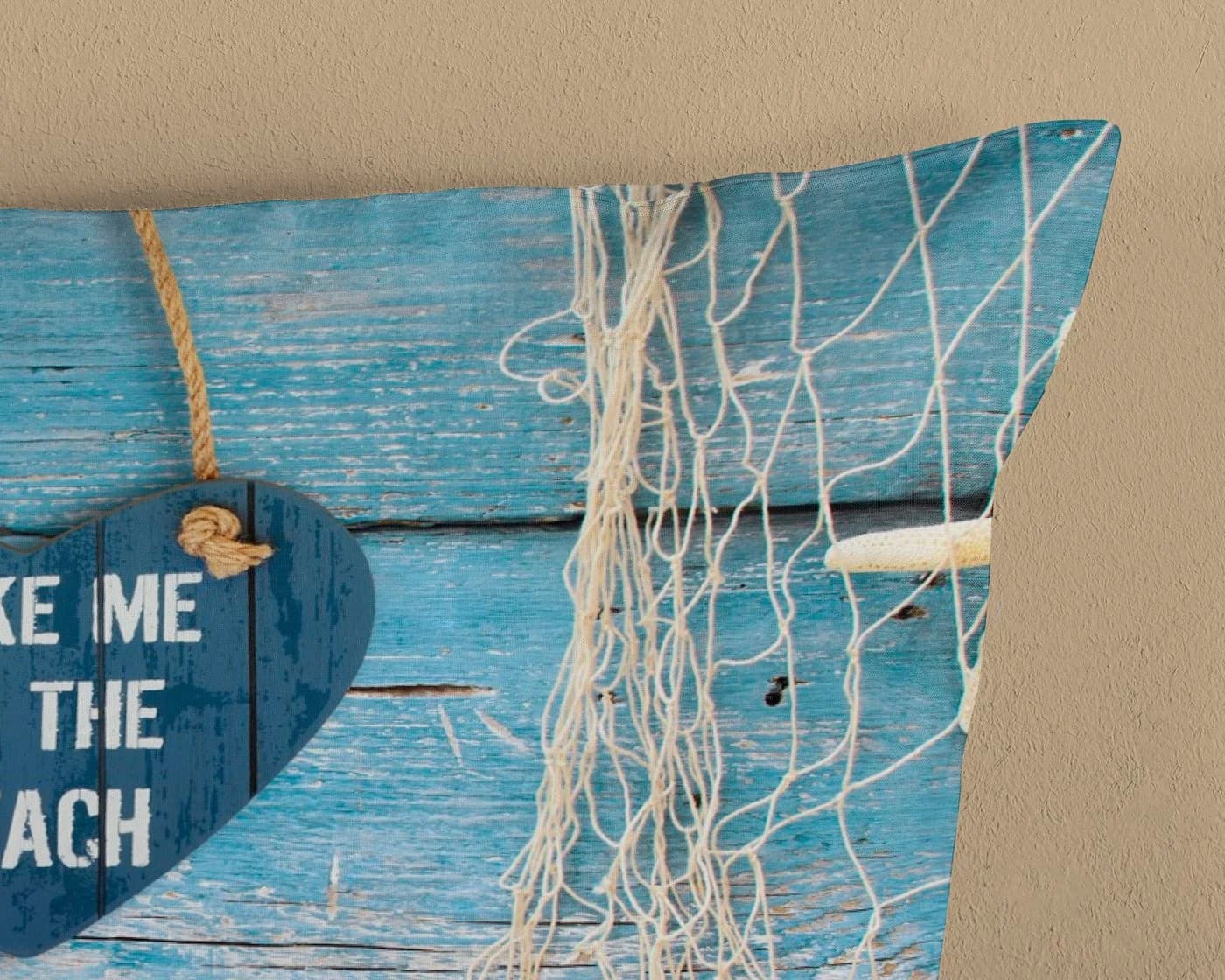 PURE luxury Collection Wendebettwäsche Beach Heart Blau 2-tlg. Mikrofaser - Bild 4