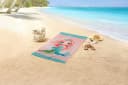 GOOD MORNING Strandtuch Alisse Türkis Velours Kinder Bild 1
