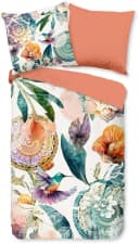HIP Wendebettwäsche BERNICE Satin 100% Baumwolle Bunt Weiß Bild 1
