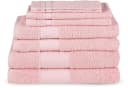 GOOD MORNING Handtuch-Set 8-tlg. Rosa Frottee Bild 5