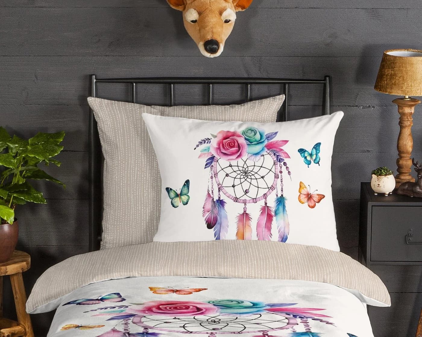 Good Morning Kinderbettwäsche Catchy Beige Flanell Biber - Bild 3