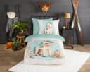 Good Morning Kinderbettwäsche Einhorn Aqua Flanell Wendebettwäsche Bild 1