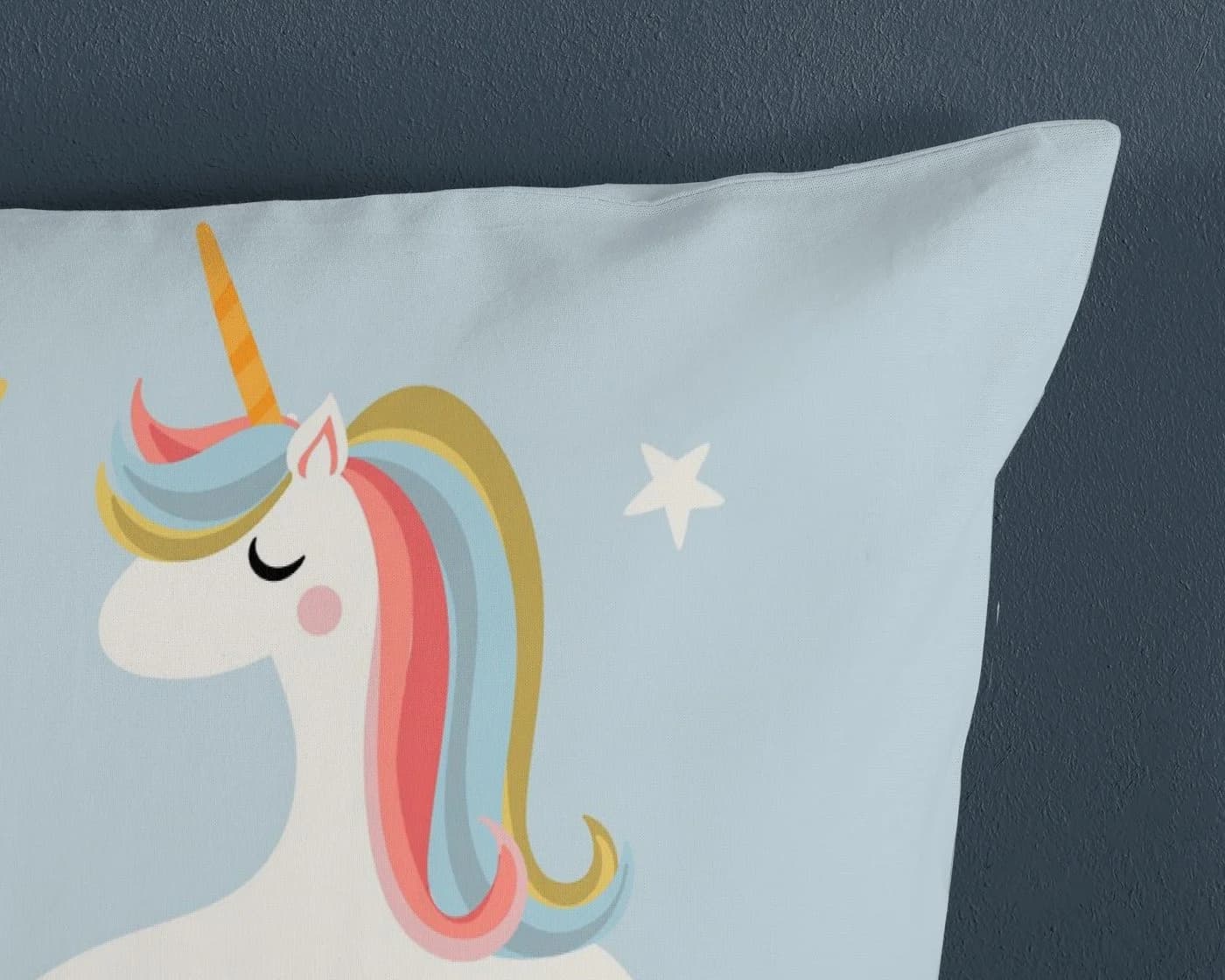 GOOD MORNING Kinderbettwäsche Suus Rosa Regenbogen Einhorn - Bild 4
