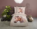 Good Morning Kinderbettwäsche Avera Beige Pferd Renforcé Bild 1