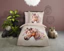 Good Morning Kinderbettwäsche Avera Beige Pferd Renforcé Bild 2