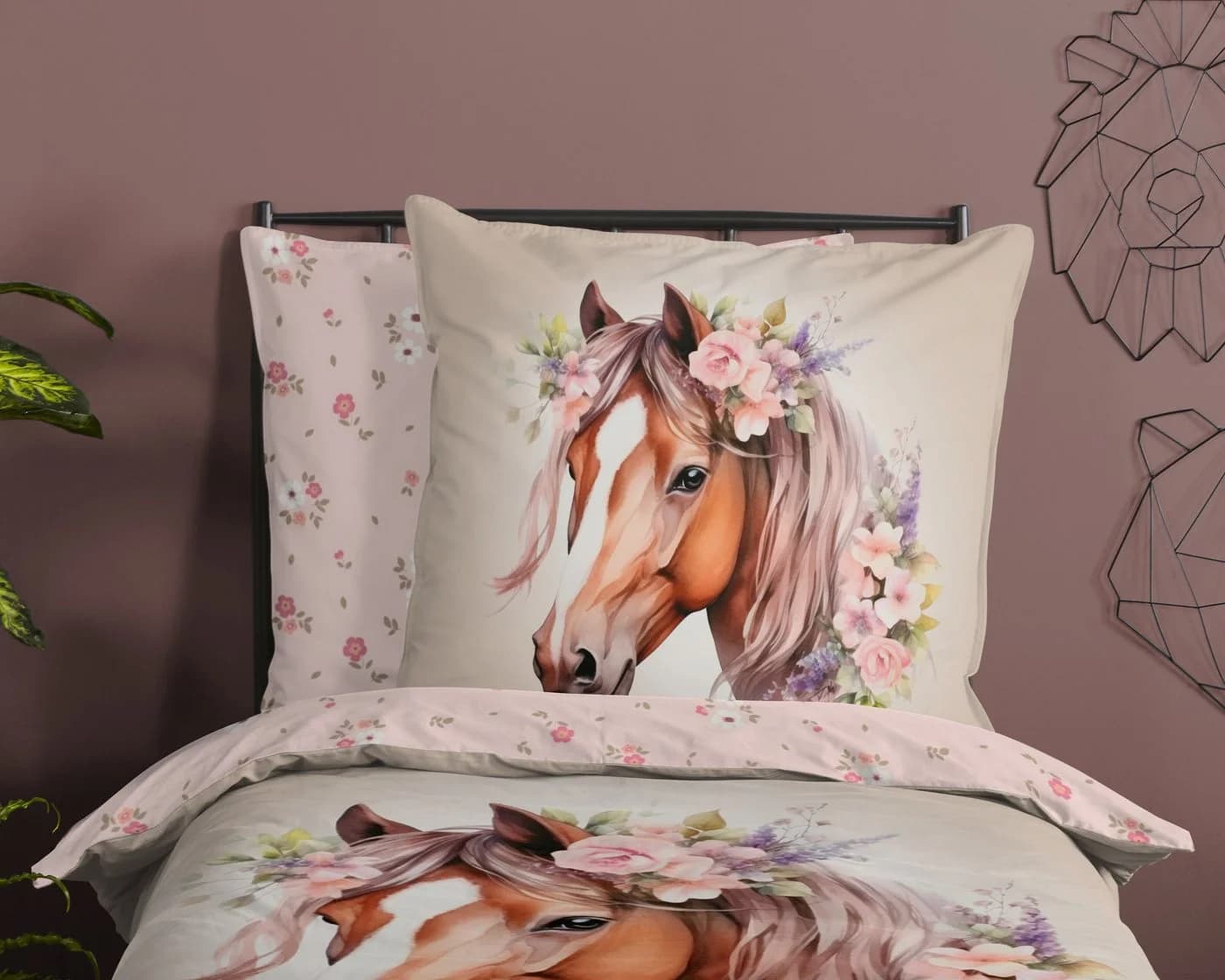 Good Morning Kinderbettwäsche Avera Beige Pferd Renforcé - Bild 5