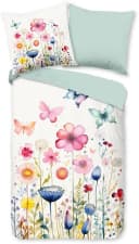 PURE luxury collection Kinderbettwäsche Kiki Bunt Blumen Wendeoptik Bild 3
